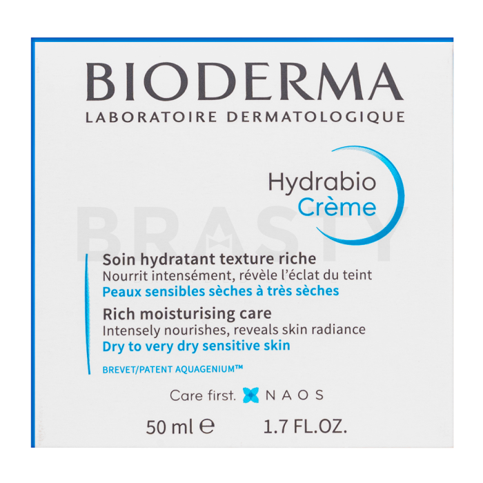 Bioderma Hydrabio хидратиращ крем Crème Rich Moisturising Care 50 ml