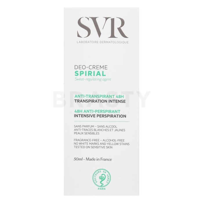 SVR Spirial antitranspiratiemiddel Deo-Creme 50 ml