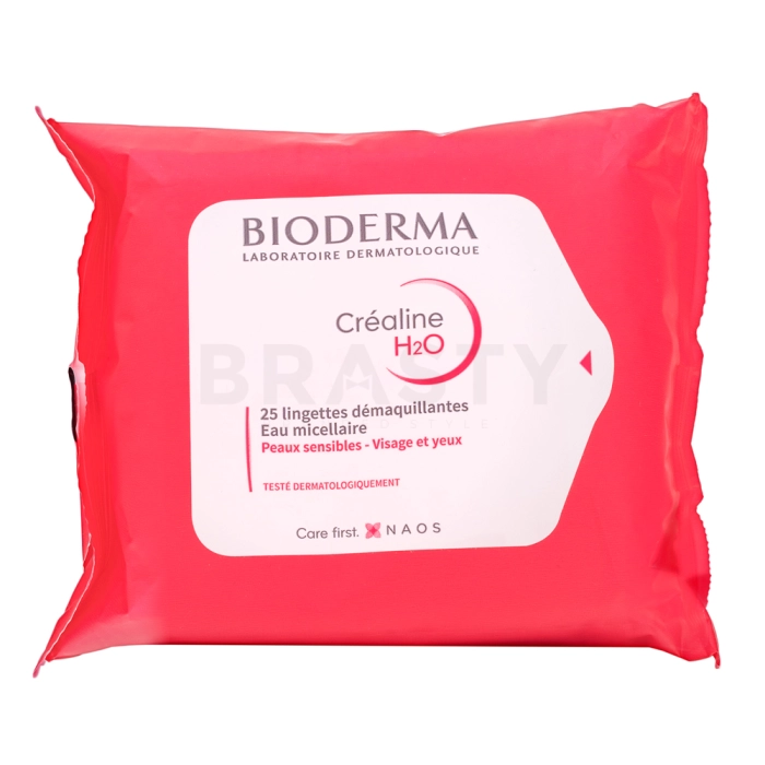 Bioderma Créaline robčki za odstranjevanje ličil H2O Lingettes 25 pcs
