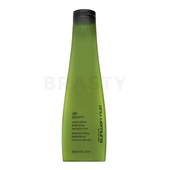 Shu Uemura Silk Bloom Restorative Shampoo tápláló sampon fényes festett és melírozott hajért 300 ml