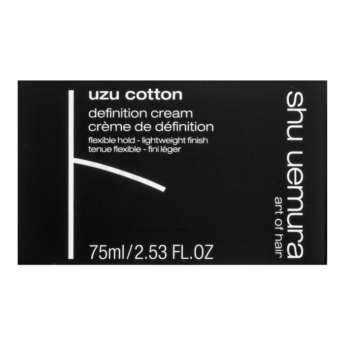Shu Uemura Uzu Cotton Definition Cream оформящ крем За къдрава и чуплива коса 75 ml