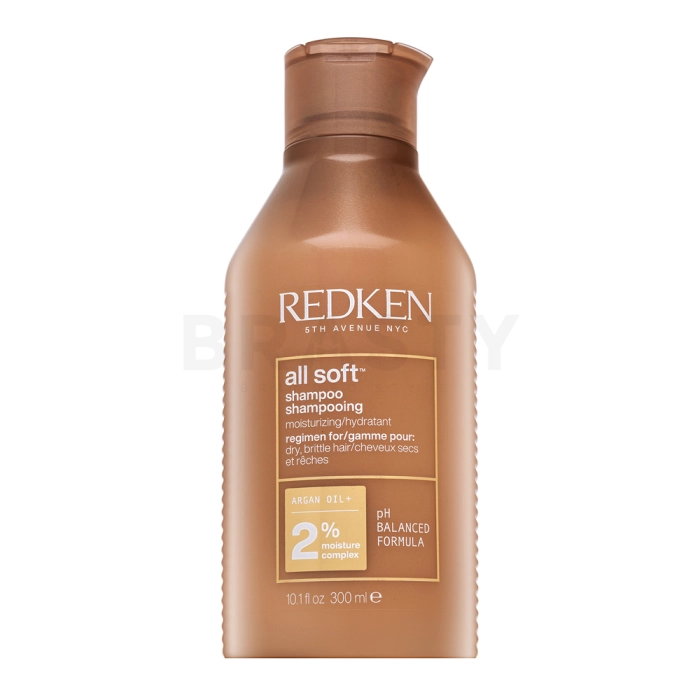 Redken All Soft Shampoo Pflegeshampoo für trockenes und widerspenstiges Haar 300 ml