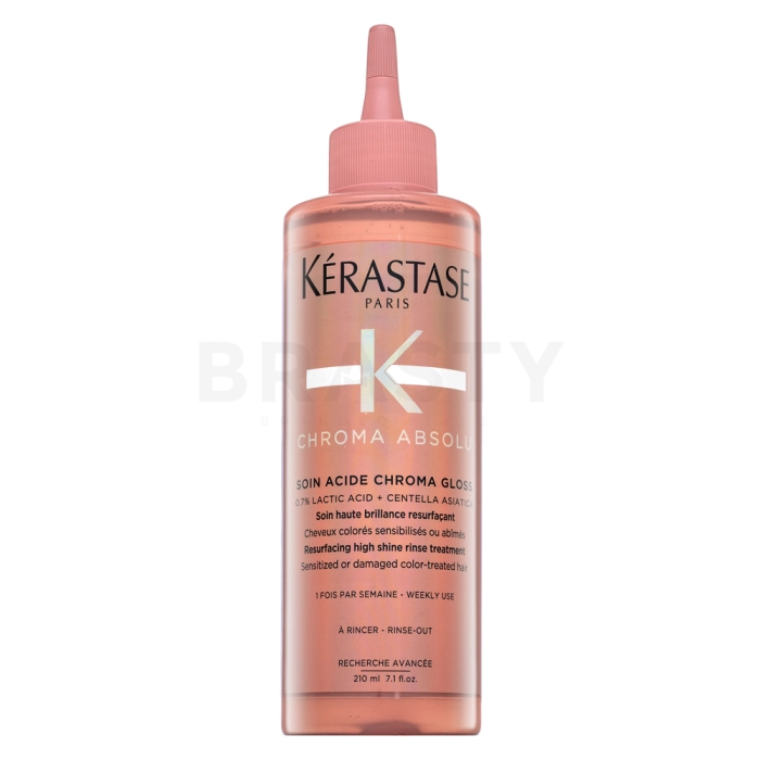 Kérastase Chroma Absolu Soin Acide Chroma Gloss verzorging zonder spoelen voor glans en bescherming van gekleurd haar 210 ml