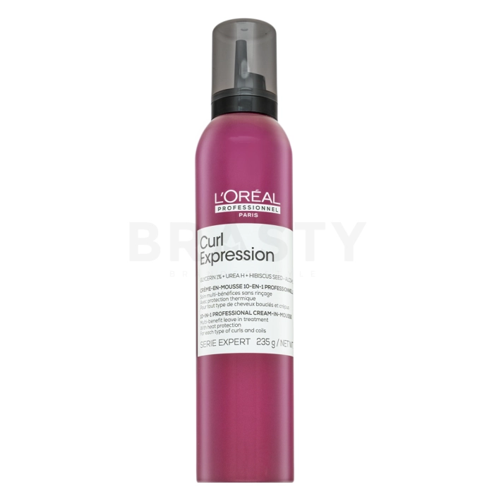 L´Oréal Professionnel Curl Expression 10-In-1 ​Cream-In-Mousse​ espuma fijadora Para cabello ondulado y rizado 250 ml