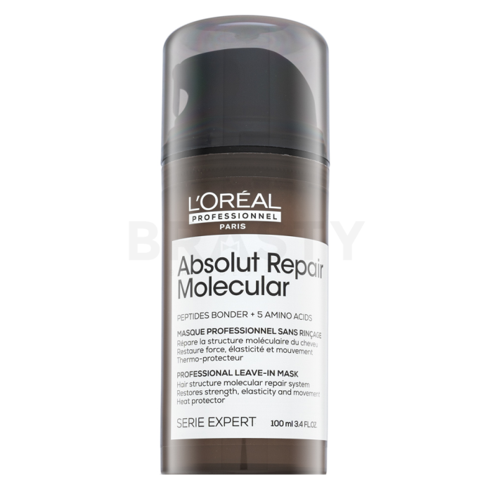 L´Oréal Professionnel Série Expert Absolut Repair Molecular Professional Leave-in Mask bezoplachová maska pro poškozené vlasy 100 ml