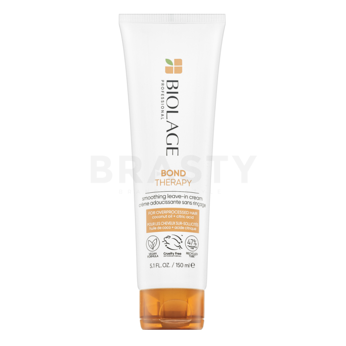 Matrix Biolage Bond Therapy Smoothing Leave-In Cream nega brez izpiranja za zelo poškodovane lase 150 ml