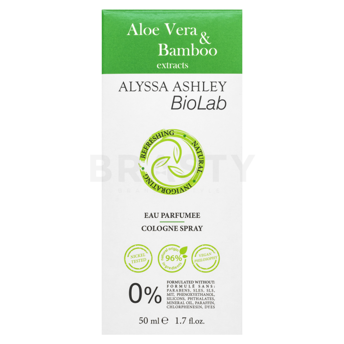 Alyssa Ashley Biolab Aloe Vera & Bamboo одеколон унисекс 50 ml