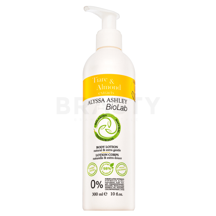 Alyssa Ashley Biolab Tiare & Almond Loción corporal unisex 300 ml