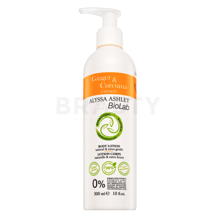 Alyssa Ashley Biolab Ginger & Curcuma telové mlieko unisex 300 ml
