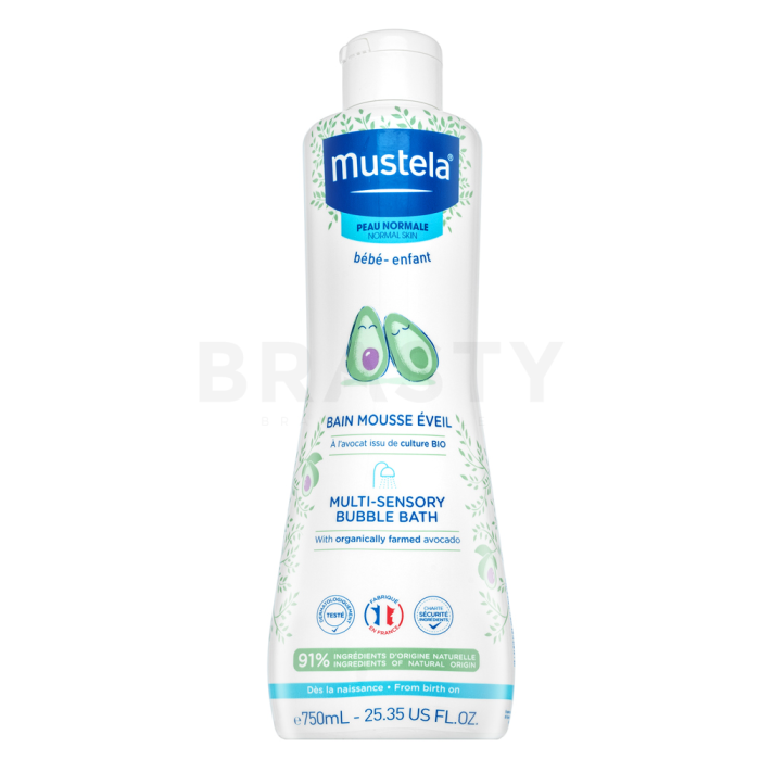 Mustela Bébé Badschaum Multi-Sensory Bubble Bath 750 ml