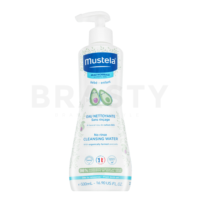 Mustela Bébé tisztító víz No-Rinse Cleansing Water 500 ml