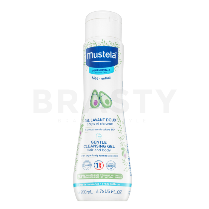 Mustela Bébé sampon és tusfürdő 2in1 Gentle Cleansing Gel 200 ml