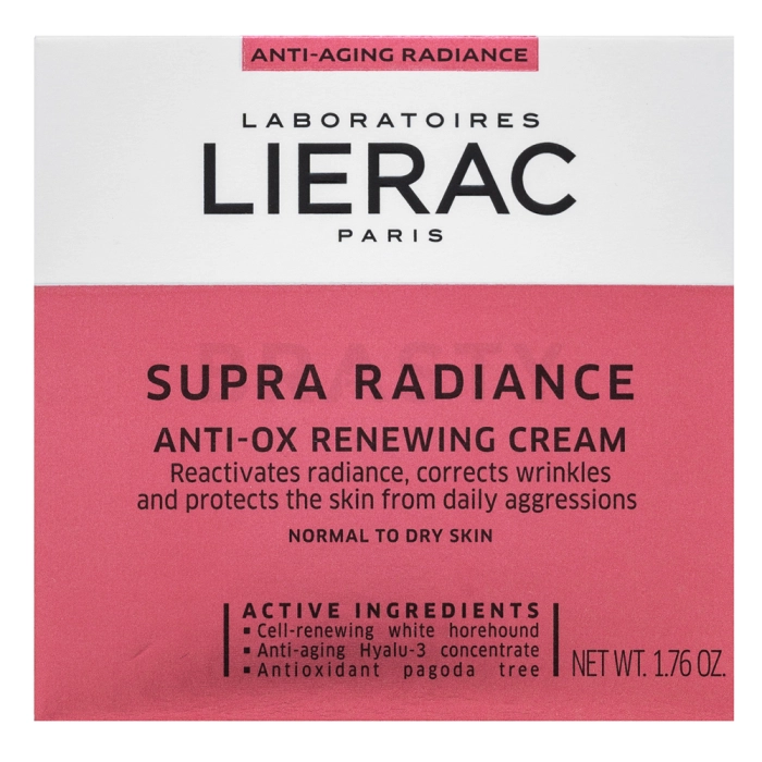 Lierac Supra Radiance fiatalító arckrém Anti-Ox Renewing Cream 50 ml