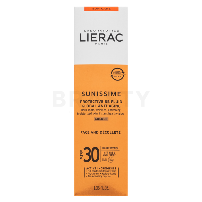 Lierac Sunissime Verhelderende Fluid Protective BB Fluid Global Anti-Aging SPF30 40 ml