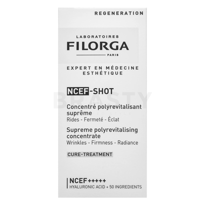 Filorga Ncef-Shot Supreme Polyrevitalising Concentrate koncentrált regeneráló ápolás az egységes és világosabb arcbőrre 15 ml