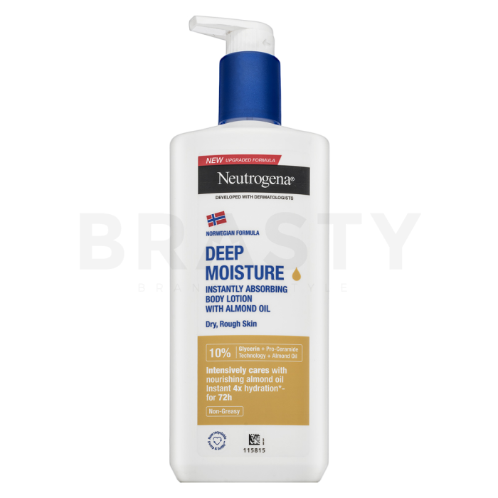 Neutrogena Deep Moisture mlijeko za dubinsku hidrataciju tijela Instantly Absorbing Body Lotion 400 ml