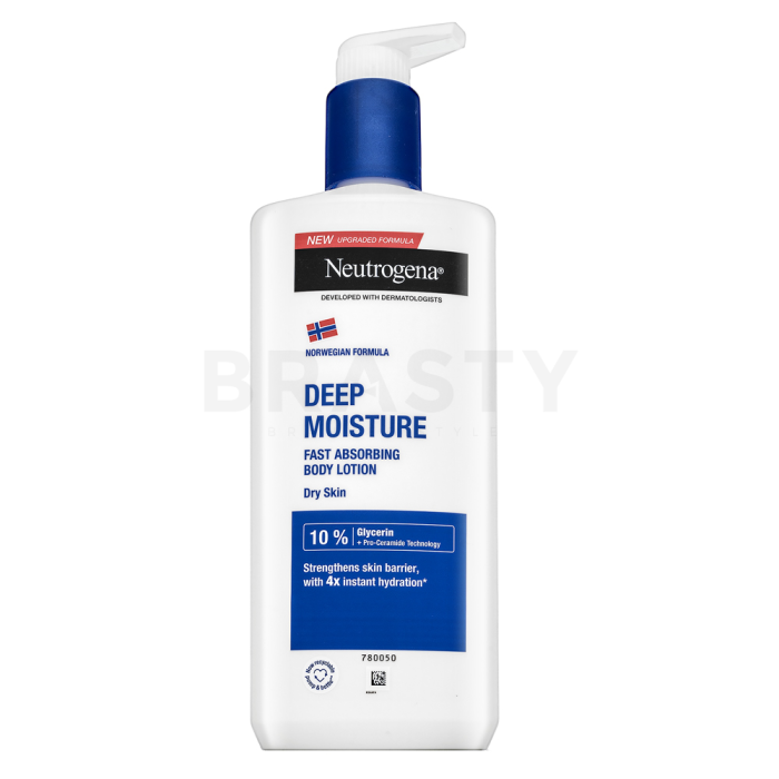 Neutrogena Deep Moisture mélyhidratáló testápoló tej Fast Absorbing Body Lotion 400 ml