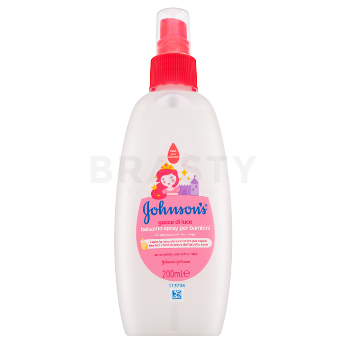 Johnson's Shiny & Soft Conditioning Spray balsam fără clatire pentru copii 200 ml