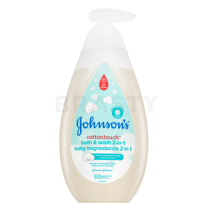 Johnson's CottonTouch šampon in gel za prhanje 2v1 2-in-1 Bath & Wash 500 ml