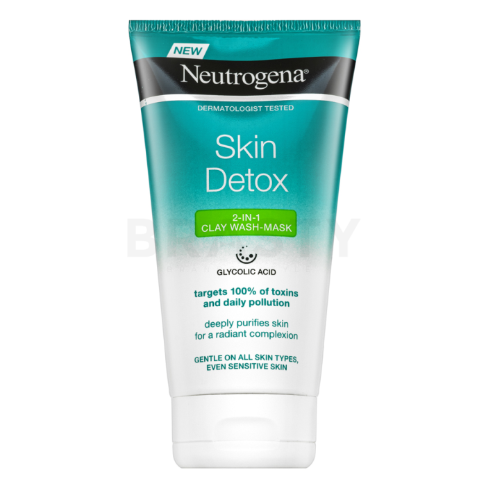 Neutrogena Skin Detox čistící maska 2-in-1 Clay Wash-Mask 150 ml