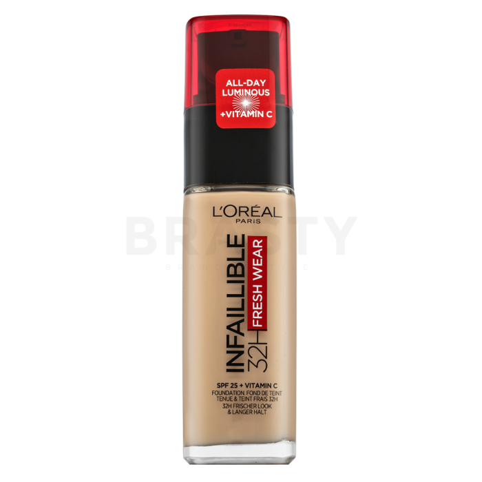 L´Oréal Paris Infaillible 32H Fresh Wear podkład o przedłużonej trwałości Linen/Warm Doré 30 ml