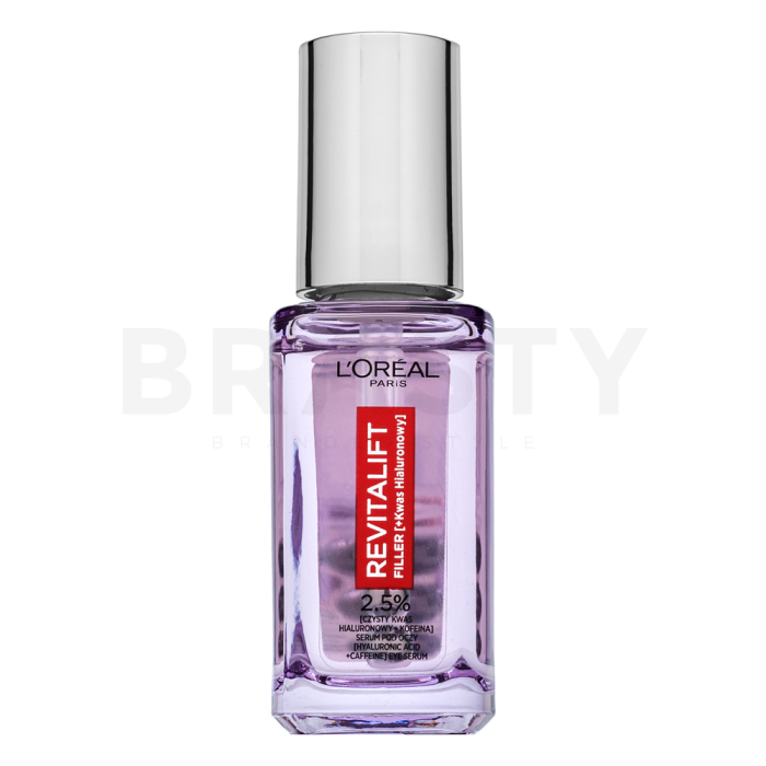 L´Oréal Paris Revitalift Filler sérum illuminateur Hyaluronic Acid + Caffeine Eye Serum 20 ml