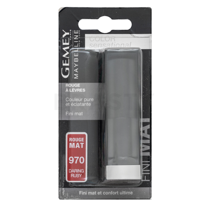 Maybelline Color Sensational Lipstick šminka za mat učinek 970 Daring Ruby
