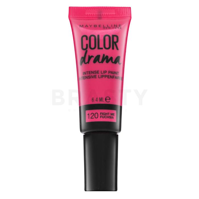 Maybelline Color Drama Intense Lip Paint Kleur voor Lippen 120 Fight Me Fuchscia 6,4 ml
