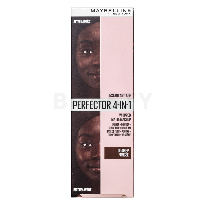 Maybelline Instant Age Rewind Perfector 4-In-1 Whipped Matte Makeup Make-up mit mattierender Wirkung 05 Deep 30 ml