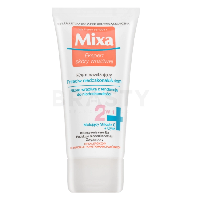 Mixa Moisturizing Cream 2in1 Against Imperfections hydratačný krém proti nedokonalostiam pleti 50 ml