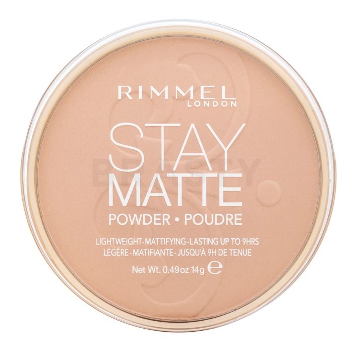 Rimmel London Stay Matte Long Lasting Pressed Powder púder so zmatňujúcim účinkom 004 Sandstorm 14 g