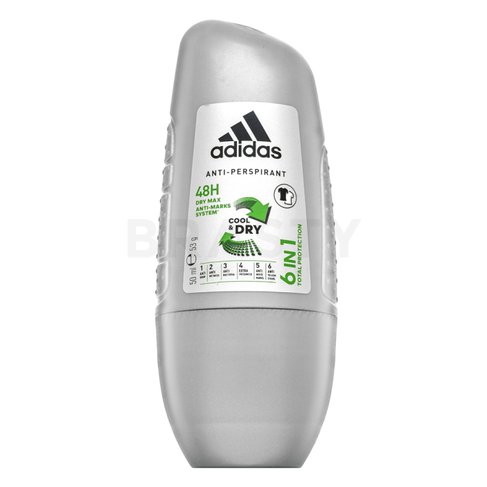Adidas Cool & Dry 6 in 1 Deodorant roll-on bărbați 50 ml