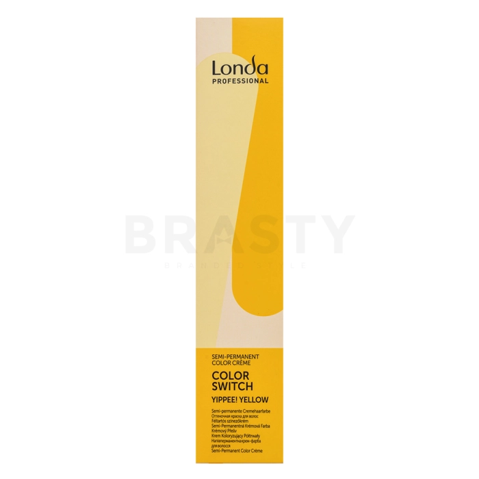 Londa Professional Color Switch Semi Permanent Color Creme semi-permanente haarkleuring Yippee! Yellow 80 ml