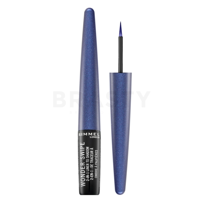 Rimmel London Wonder Swipe 2-in-1 Liner tekući eyeliner 2v1 010 Cool As F**k 1,7 ml