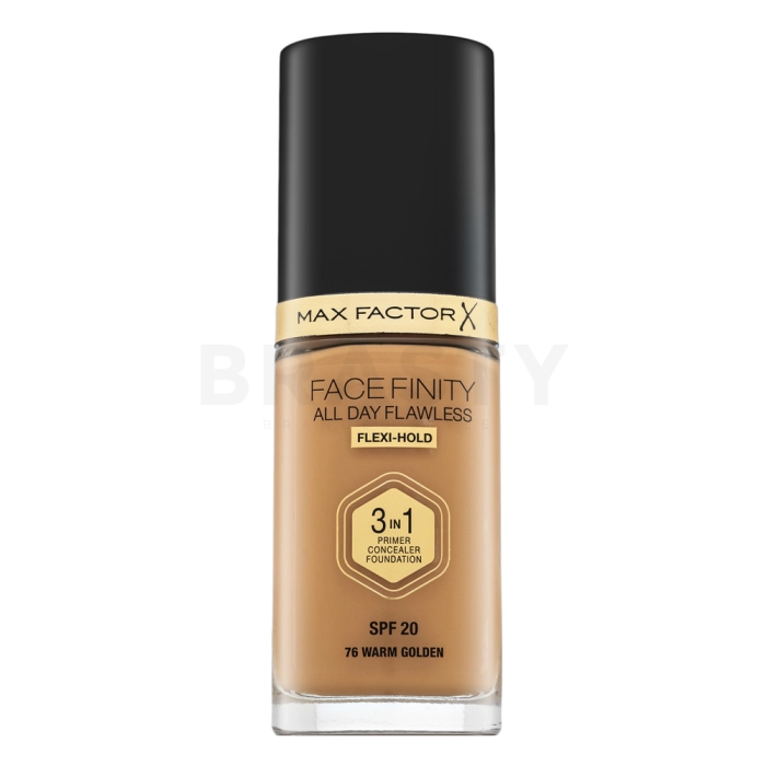 Max Factor Facefinity All Day Flawless Flexi-Hold 3in1 Primer Concealer Foundation SPF20 tekoča ličila 3v1 76 30 ml