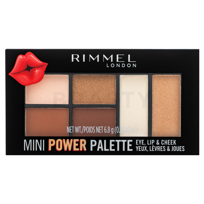 Rimmel London Mini Power Palette oogschaduw palet 002 Sassy 6,8 g