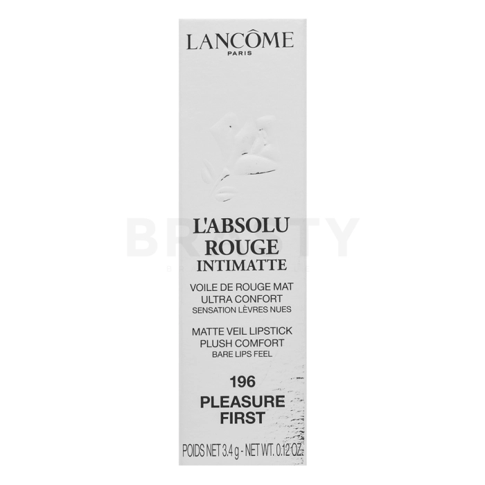 Lancôme L'Absolu Rouge Intimatte Lipstick with a matt effect 196 Pleasure First 3,4 g