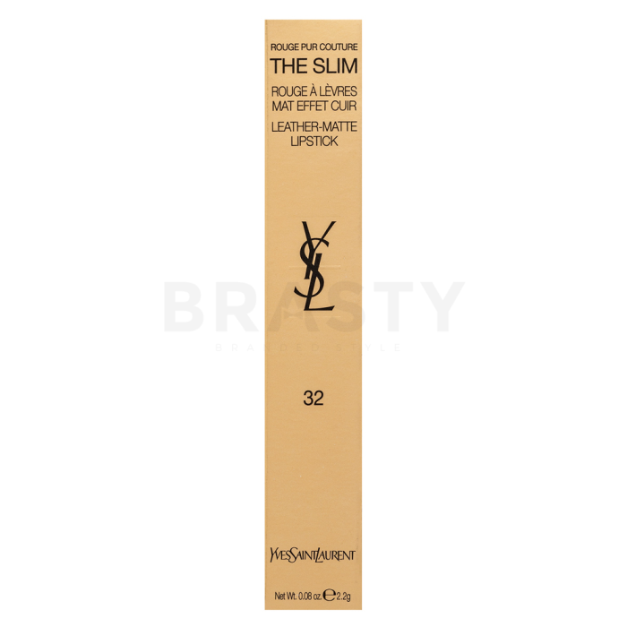 Yves Saint Laurent Rouge Pur Couture The Slim Matte Lipstick rúzs matt hatású 32 Dare to Rouge 2,2 g