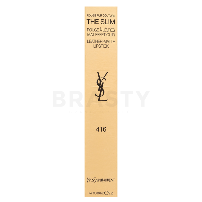 Yves Saint Laurent Rouge Pur Couture The Slim Matte Lipstick rúzs matt hatású 416 Psychedelic Chili 2,2 g