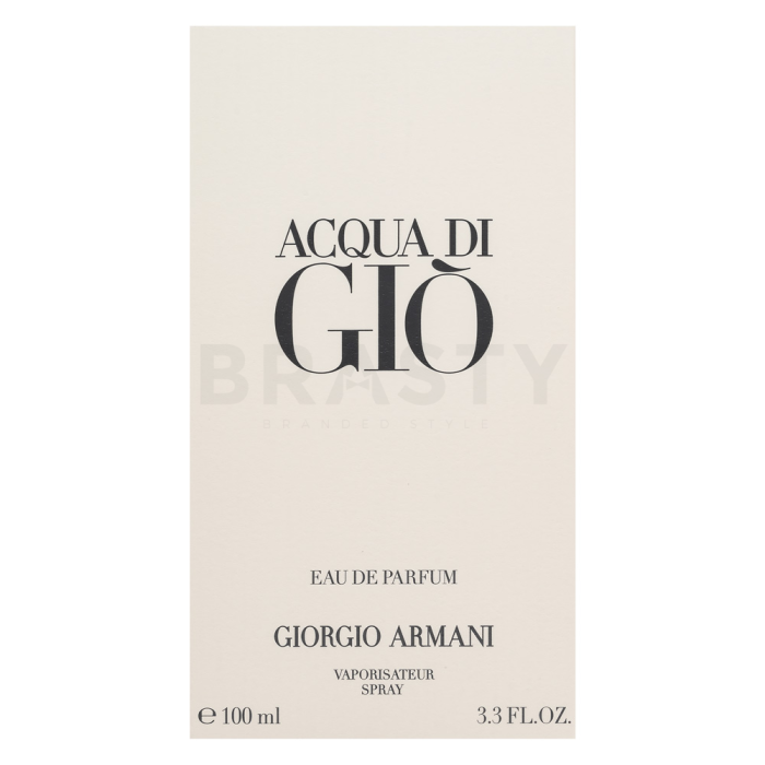 Armani (Giorgio Armani) Acqua di Gio Pour Homme Eau de Parfum férfiaknak Refillable 100 ml