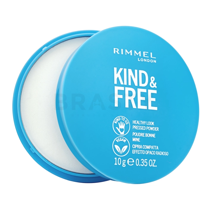Rimmel London Kind & Free Healthy Look Pressed Powder púder matt hatású 001 10 g