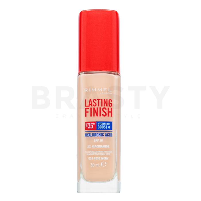 Rimmel London Lasting Finish 35HR SPF20 Full Coverage Lightweight Foundation dugotrajna šminka za ujednačavanje boje i tona kože 010 30 ml