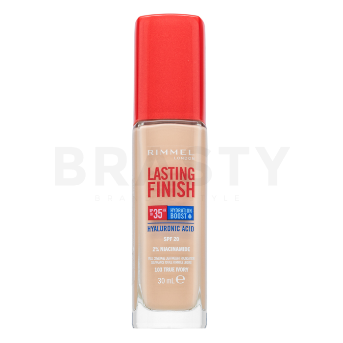 Rimmel London Lasting Finish 35HR SPF20 Full Coverage Lightweight Foundation dugotrajna šminka za ujednačavanje boje i tona kože 103 30 ml