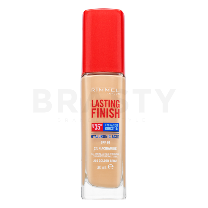Rimmel London Lasting Finish 35HR SPF20 Full Coverage Lightweight Foundation dugotrajna šminka za ujednačavanje boje i tona kože 210 30 ml