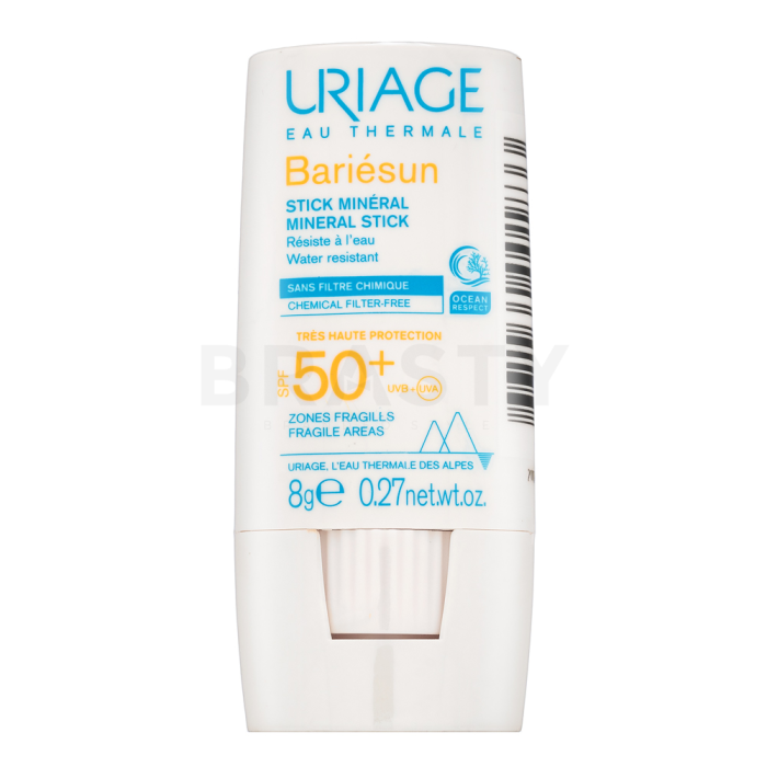 Uriage Bariésun ceruza a szájra és az érzékeny területekre SPF 50+ Mineral Stick Very High Protection SPF50+ 8 g