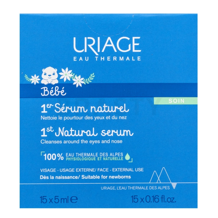Uriage Bébé pomirjujoča emulzija 1st Natural Serum 15 x 5 ml