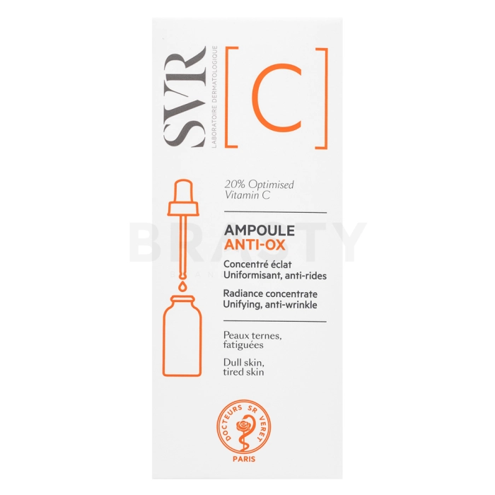 SVR Ampoule serum proti staranju z vitaminom C [C] Anti-Ox Radiance Concentrate 30 ml