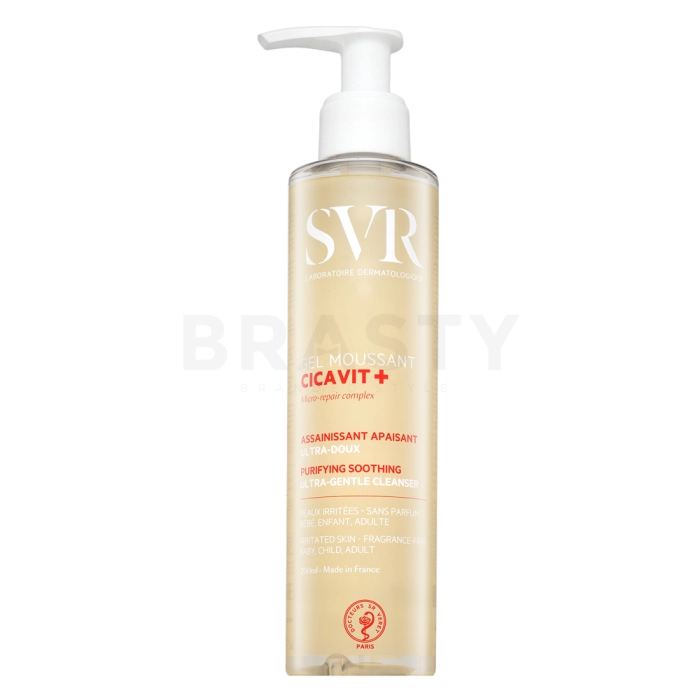 SVR tisztító gél Cicavit+ Purifying Soothing Ultra-Gentle Cleanser 200 ml