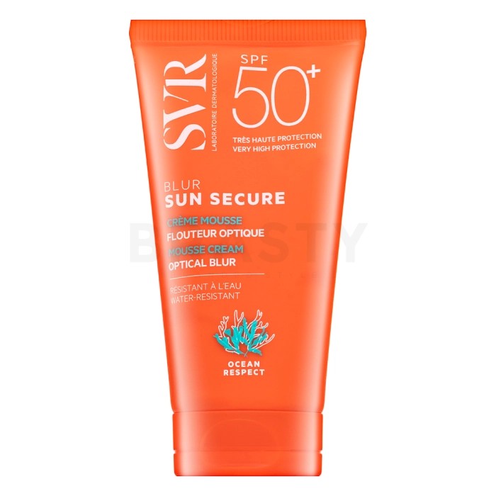 SVR Sun Secure gél krém SPF50+ Mousse Cream Optical Blur 50 ml