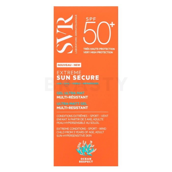 SVR Sun Secure gél krém SPF50+ Extreme Ultra Matt Gel 50 ml